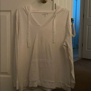 Loft cotton hoodie NWT!